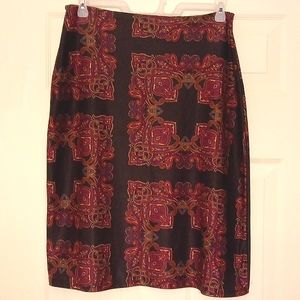 Women's Paisley Skirt